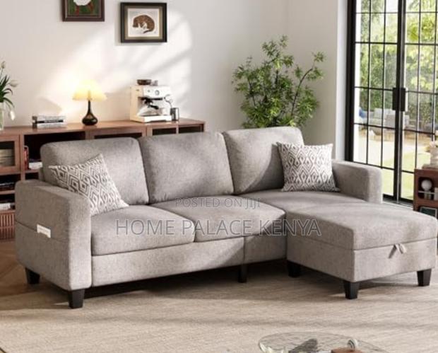 Home Sofa: 3 Seater Cloud Couch With Ottoman - thumbnail 6