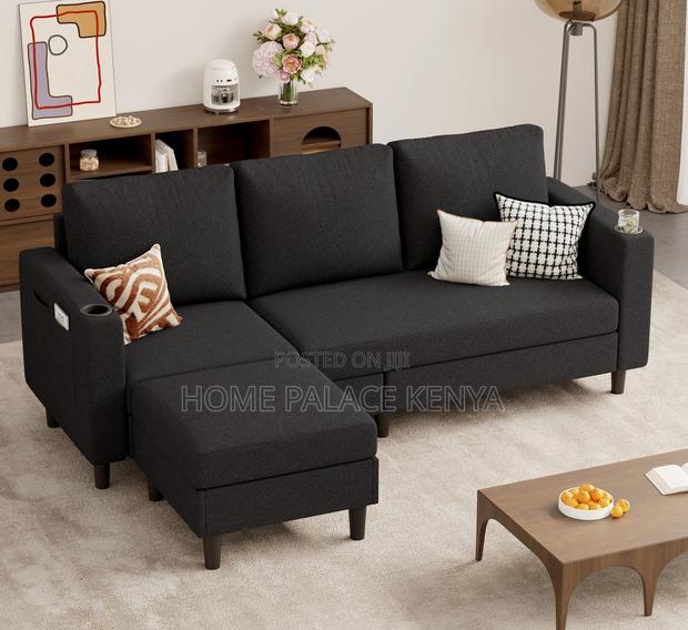 Home Sofa: 3 Seater Cloud Couch With Ottoman - thumbnail 17