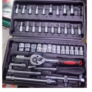 46 Pieces Socket Wrench Tool Set