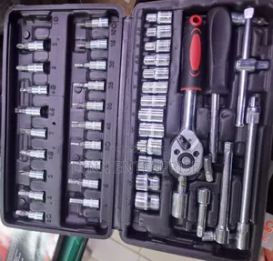 46 Pieces Socket Wrench Tool Set