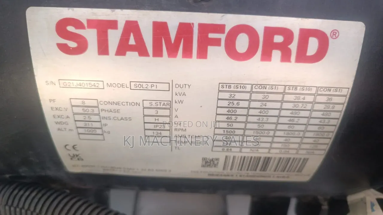 Perkins 30kva Generator