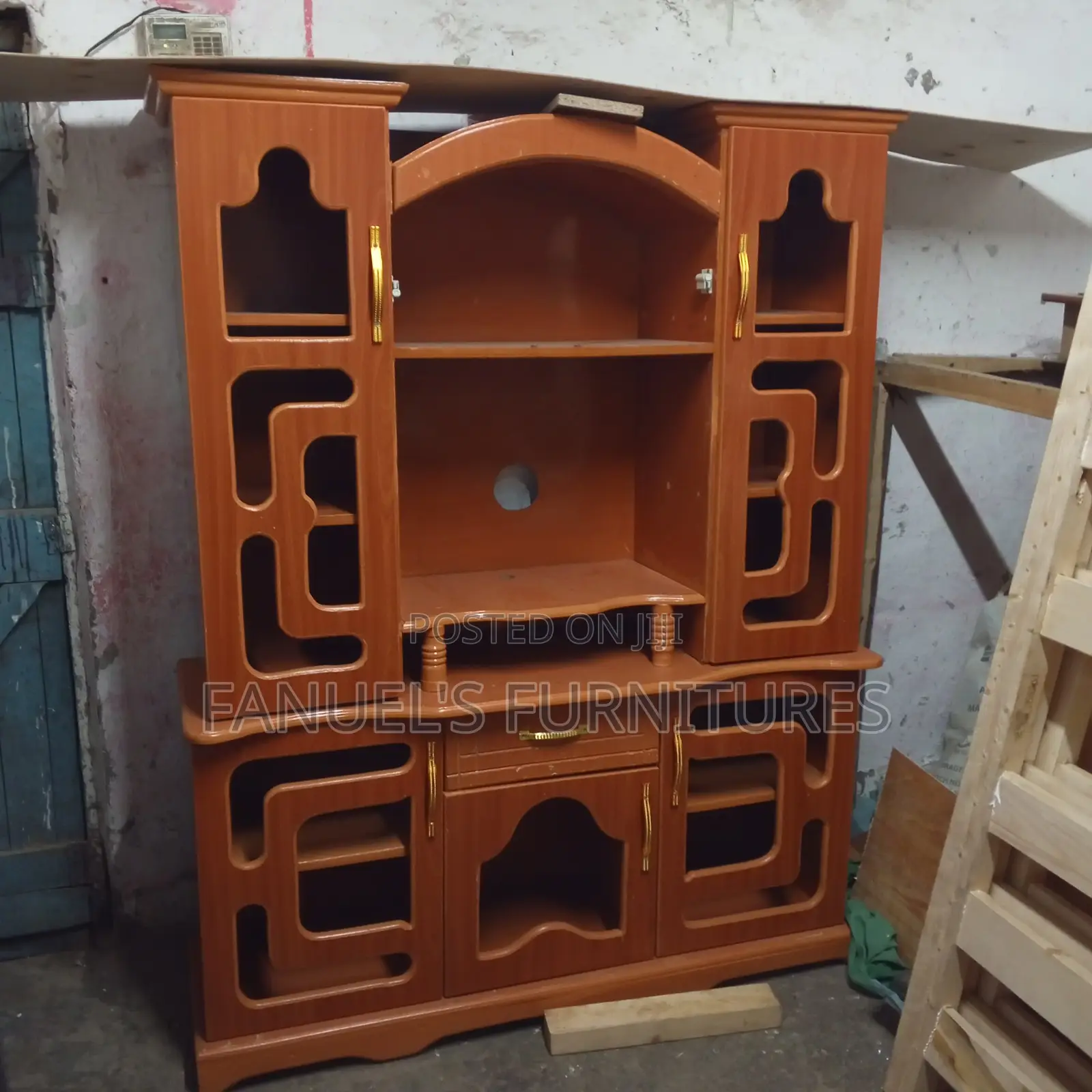 Brown Wall Unit