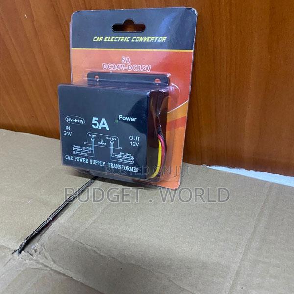Compact Dc-Dc Step Down Converter 24v to 12v 5a Adapter