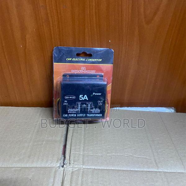 Heavy Duty Car Power Converter 24v to 12v With 5a Capacity