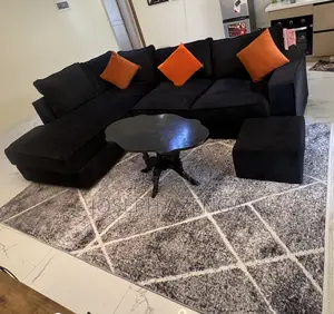 Stylish Left-Hand L-Seat Couch Set for Sale.