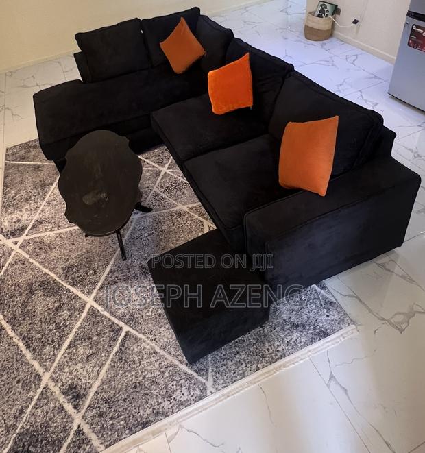 Stylish Left-Hand L-Seat Couch Set for Sale. - thumbnail 3