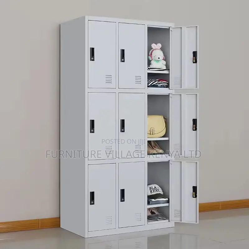 Multi 9 Door Storage Cabinet Locker