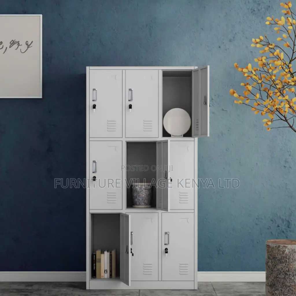 Multi 9 Door Storage Cabinet Locker