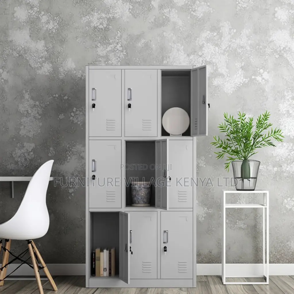 Multi 9 Door Storage Cabinet Locker