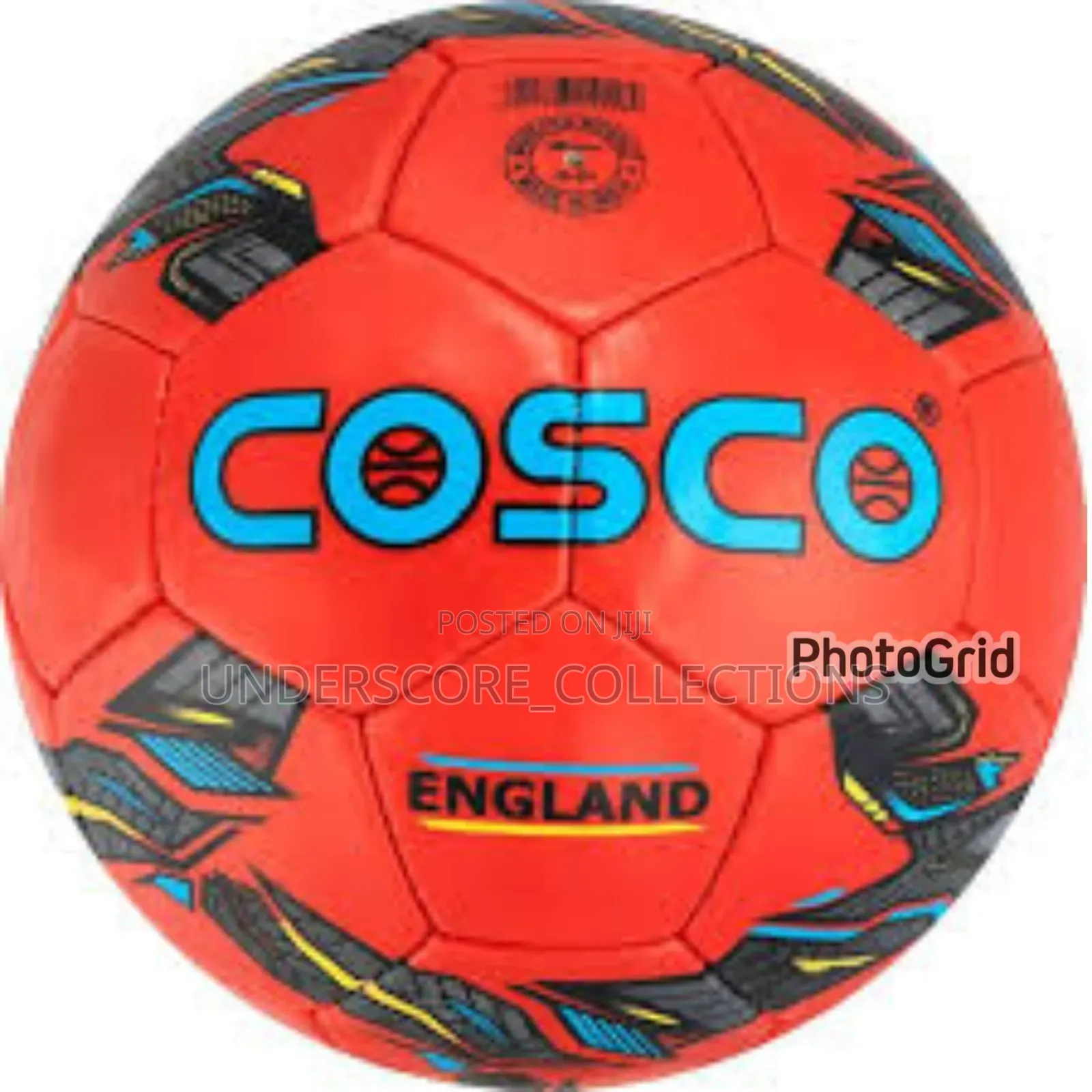 Cosco England Size 5 Soccer Ball in Red