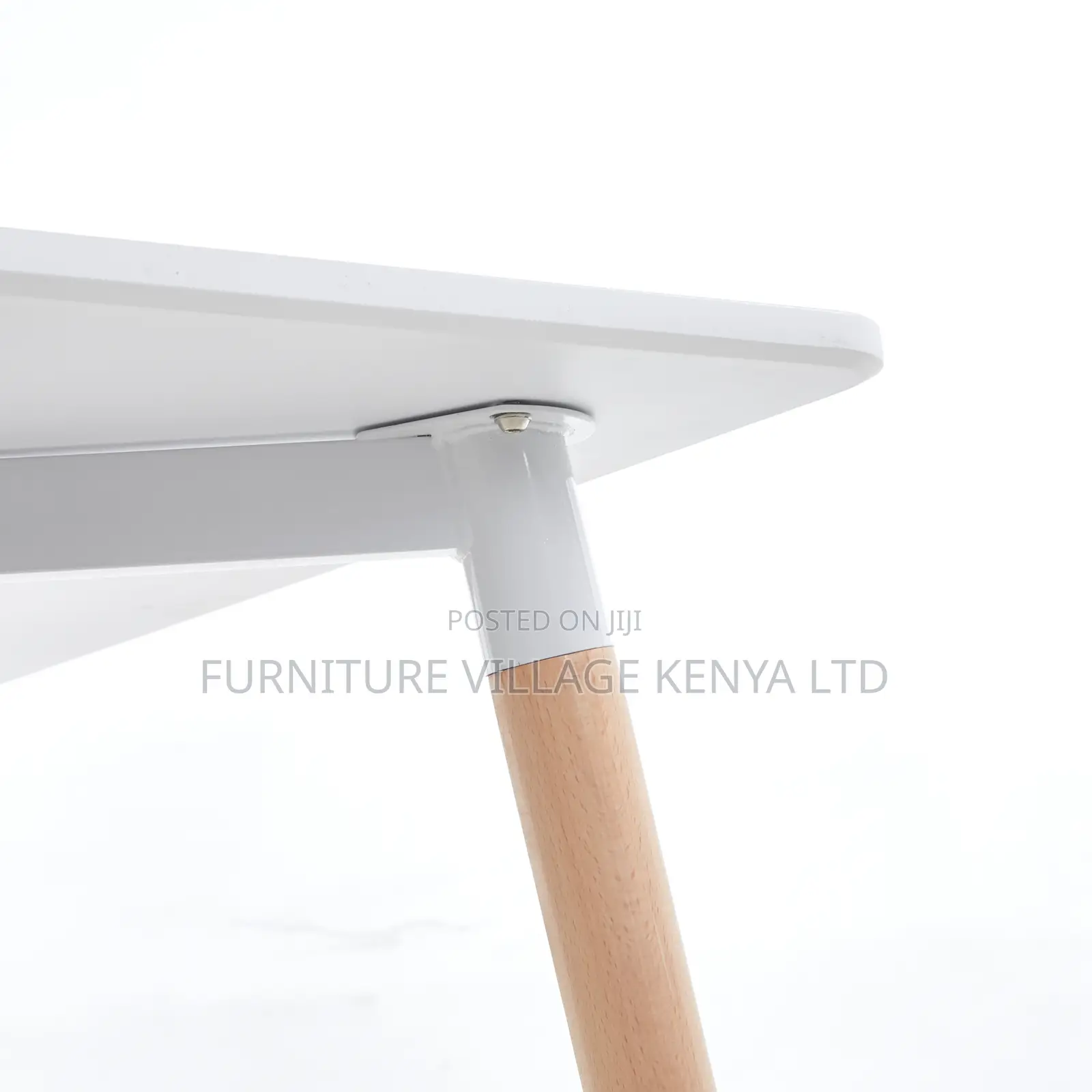 Space-Saving Square Marble Dining Table