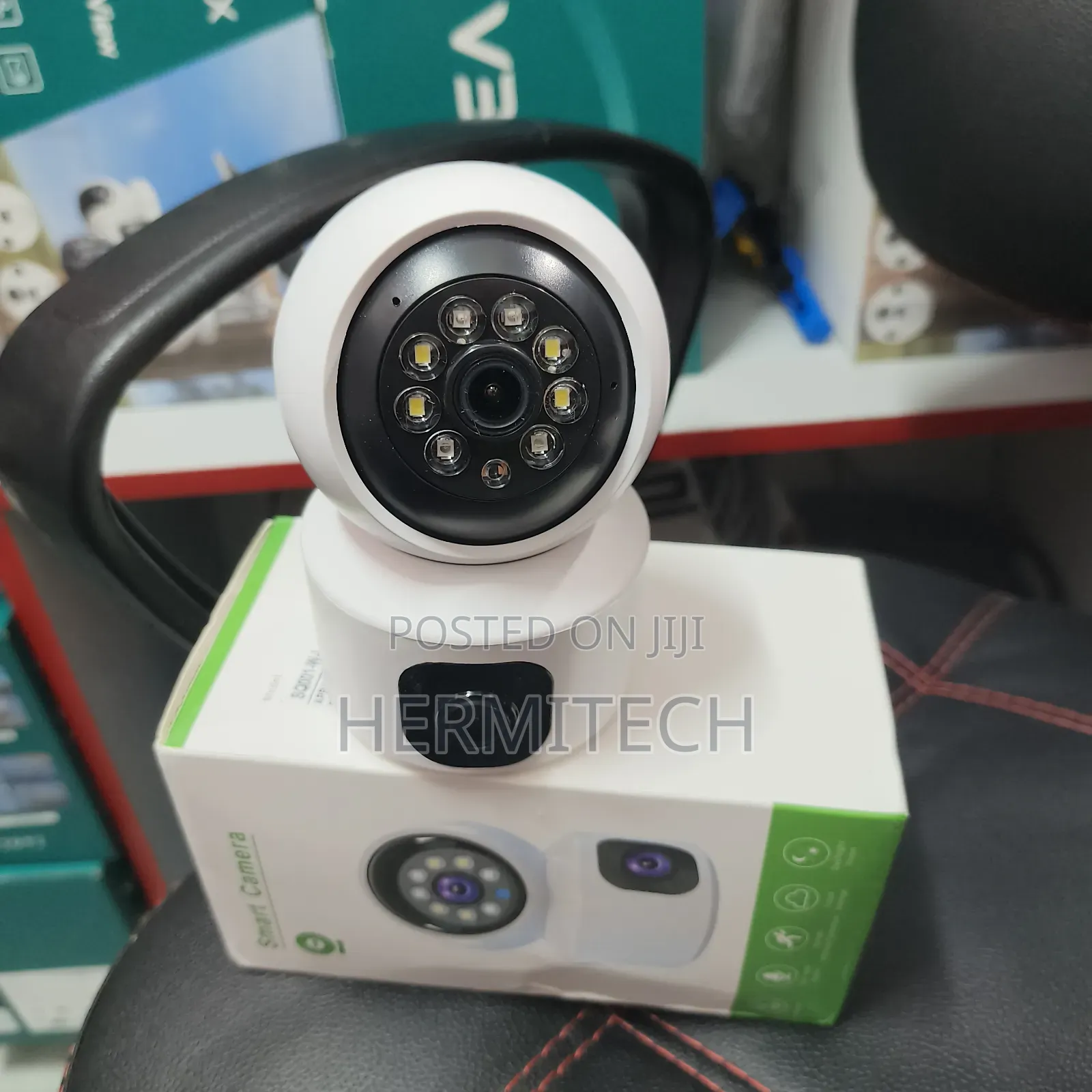 Wifi CCTV Indoor CCTV Surveillance Camera With Dual Lens Display
