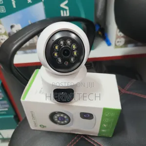 Wifi CCTV Indoor CCTV Surveillance Camera With Dual Lens Display