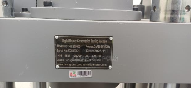 Digital Display Compression Testing Machine-Model HST-Yes2000d - thumbnail 2