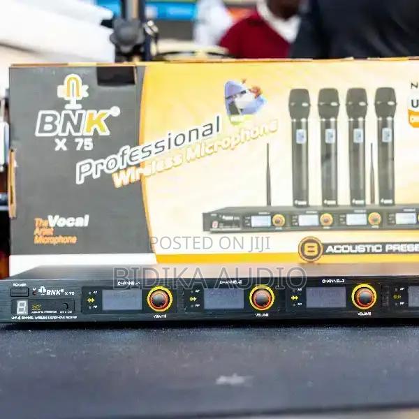 New BNK X75 4in1 Wireless Microphone System