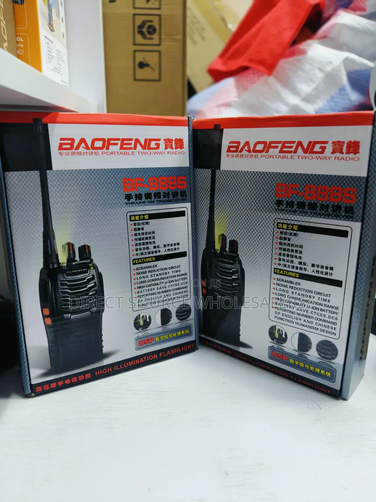 Bf-888s Rechargeable Walkie Talkie With Charger
888s Handheld