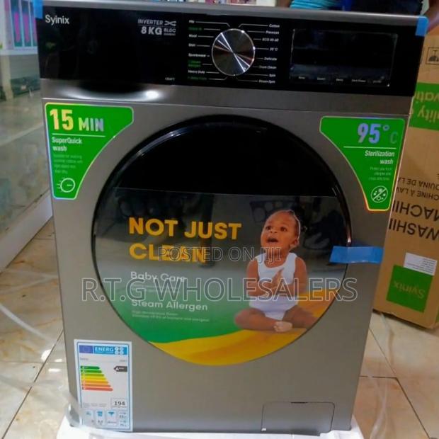Syinix V8wmft 8kg Front Load Washing Machine