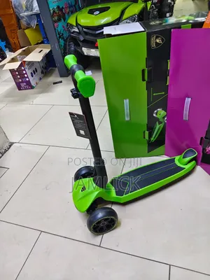 Lamborghini Kids Scooter Adjustable Foldable With Music Lights –Br