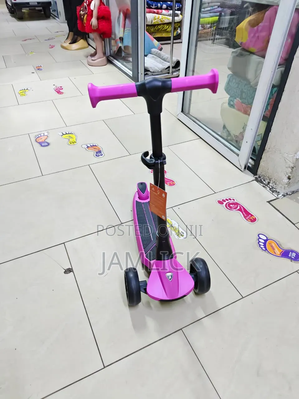Lamborghini Kids Scooter Adjustable Foldable With Music Lights –Br