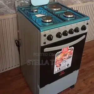 Eurochef Free Standing 3 Gas Burner +1 Electric Cooker