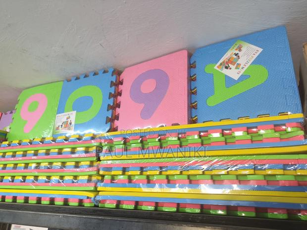 Kids Eva Foam Puzzle Mats – Interlocking Alphabet Number Tiles - thumbnail 2