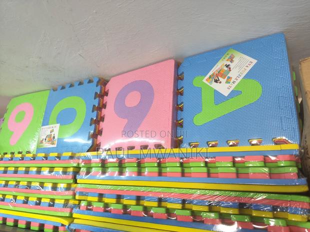 Kids Eva Foam Puzzle Mats – Interlocking Alphabet Number Tiles - thumbnail 4