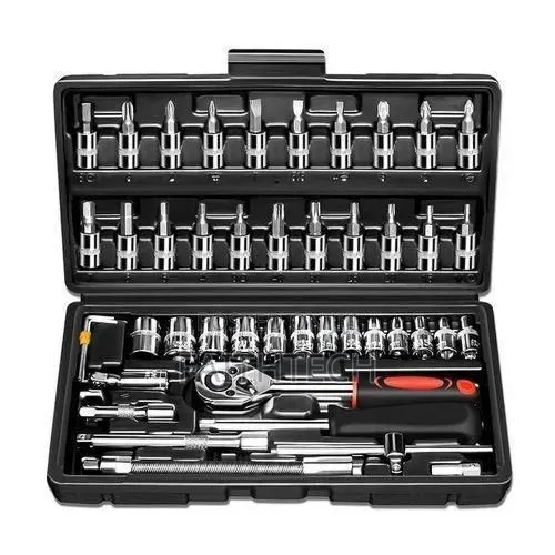 46 Pieces Socket Wrench Tool Set