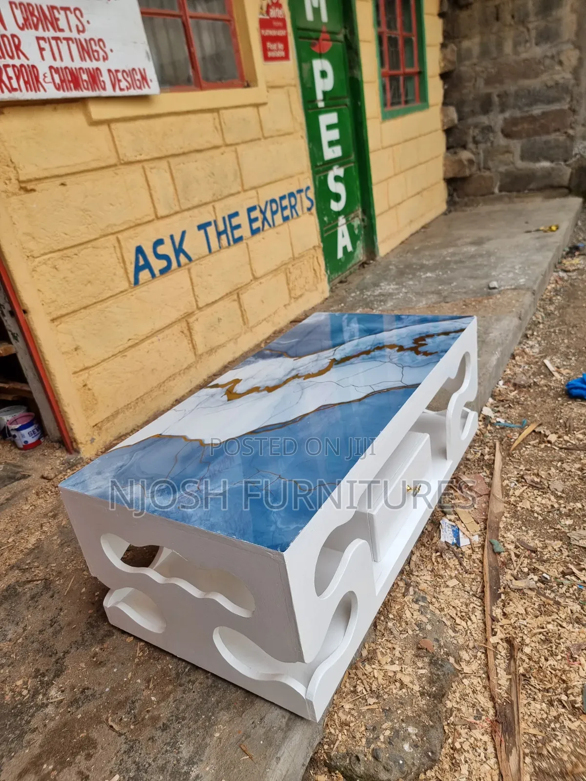 White Marble Coffee Table