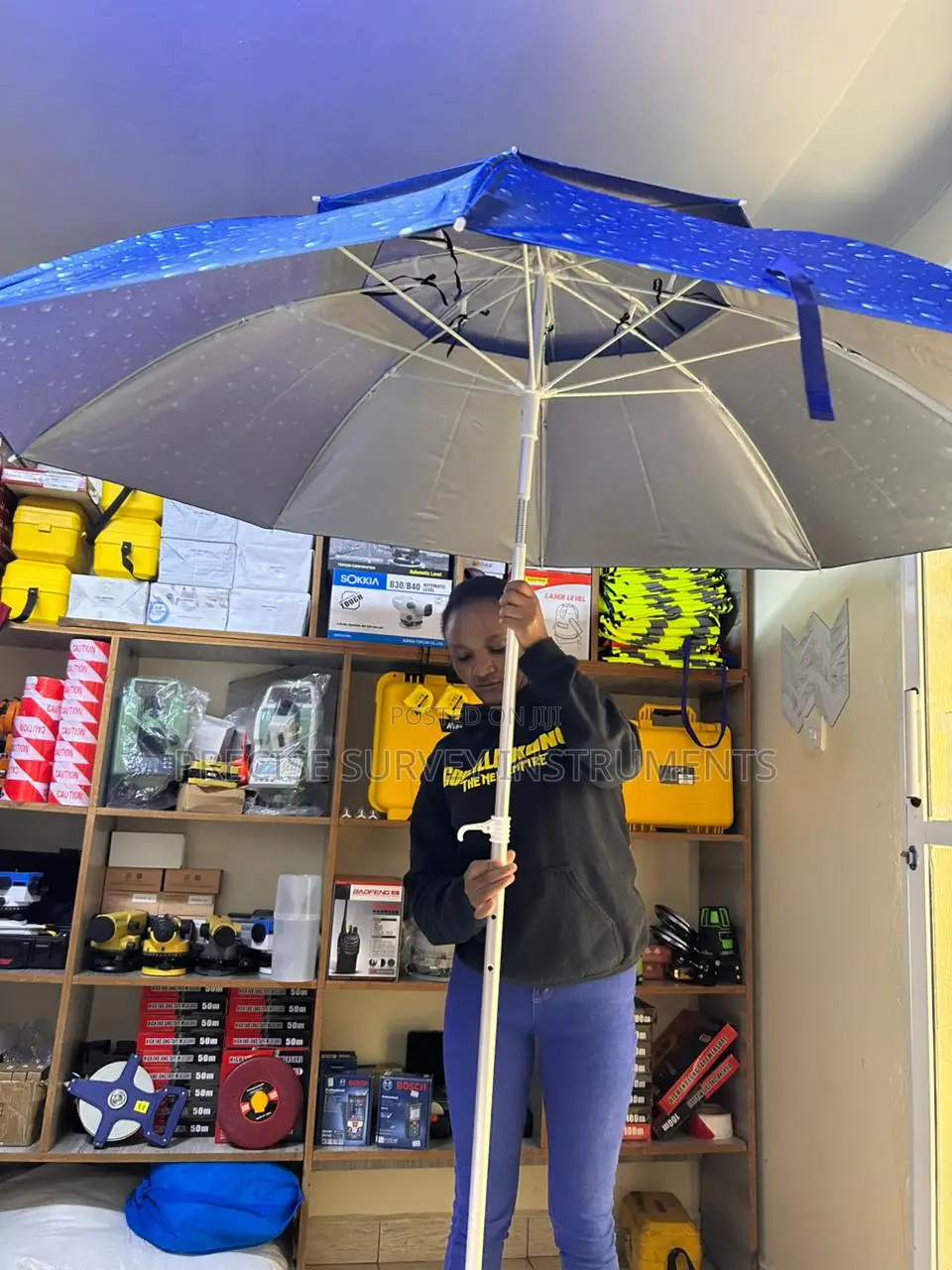 Waterproof Survey Umbrella for Construction Sites