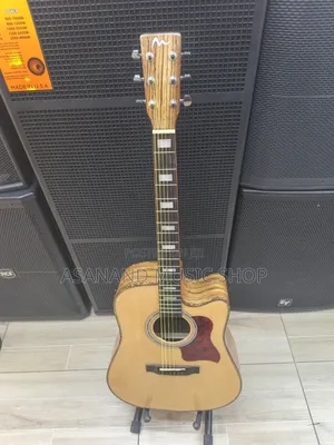 Spread Music Semi Acoustic Guitar – Natural Wood Finish