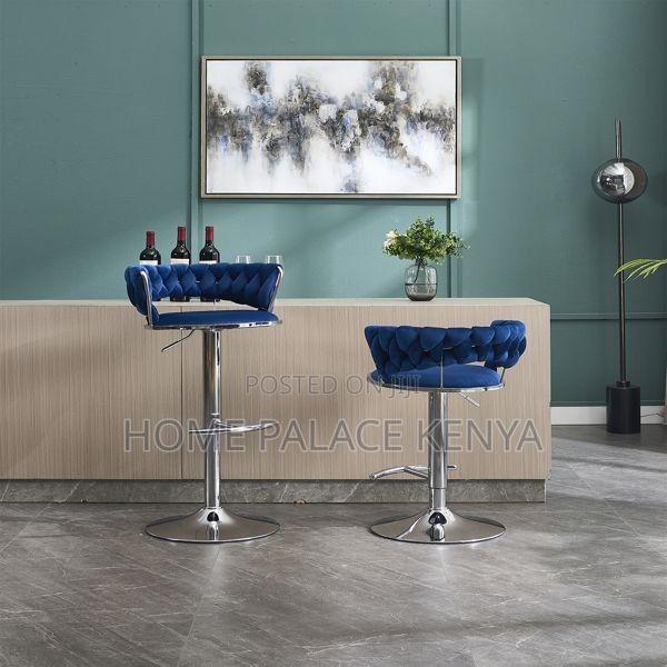 Adjustable Stool: Luxury Velvet Bar Stool - thumbnail 11