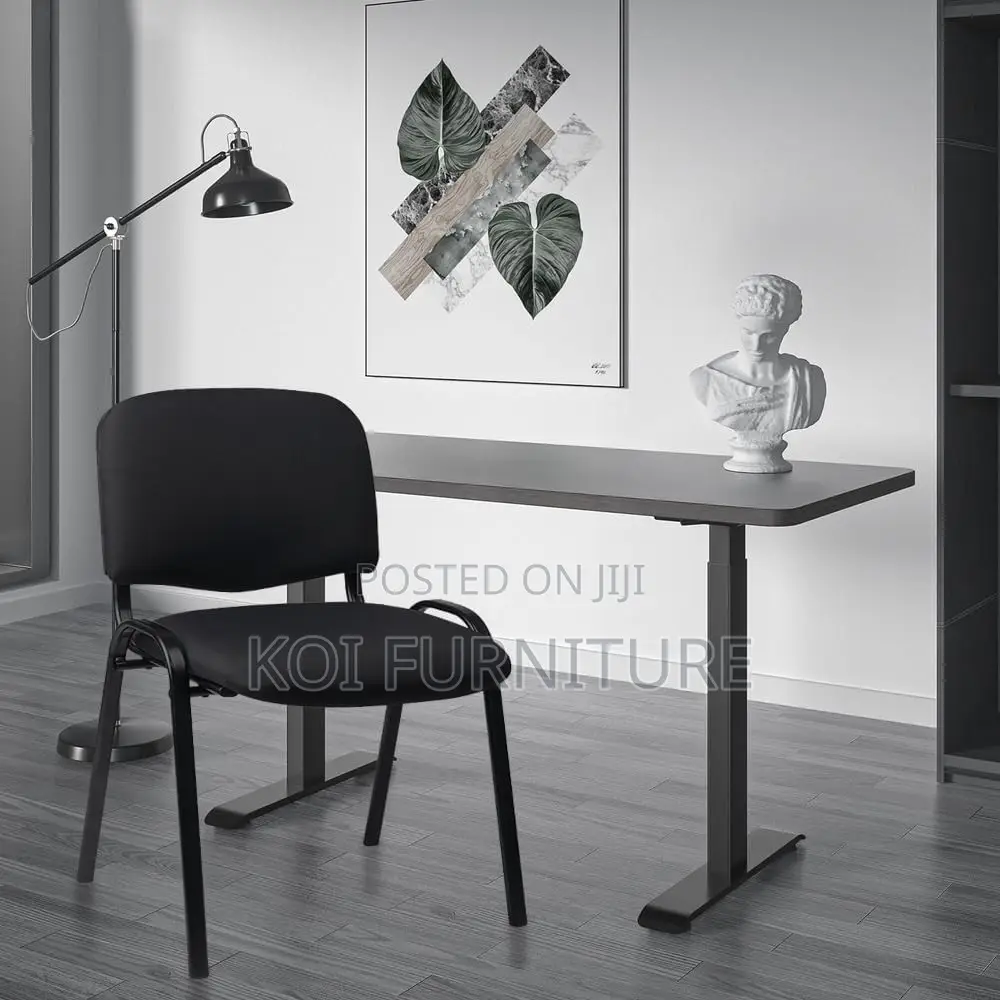 Office Chair : L12 Black Tosca Visitor Office Chair