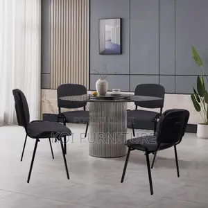 Office Chair : L12 Black Tosca Visitor Office Chair