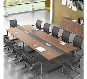 Office Boardroom Table : Office Wooden Top Conference Meeting Table.