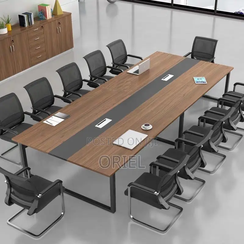 Office Boardroom Table : Office Wooden Top Conference Meeting Table.