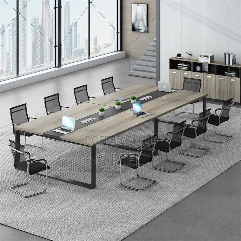 Office Boardroom Table : Office Wooden Top Conference Meeting Table.