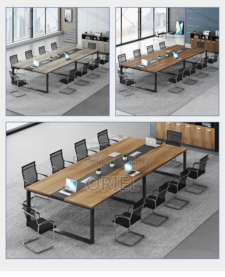 Office Boardroom Table : Office Wooden Top Conference Meeting Table.