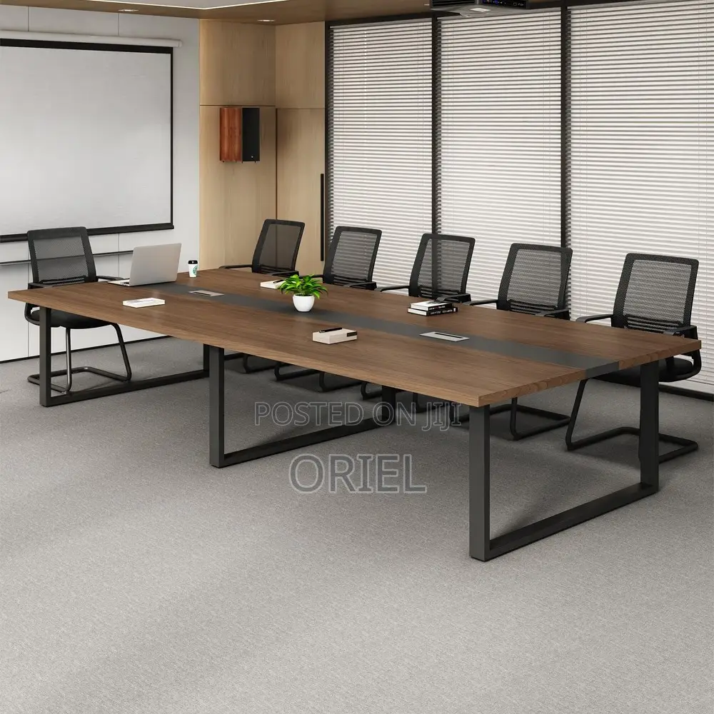 Office Boardroom Table : Office Wooden Top Conference Meeting Table.