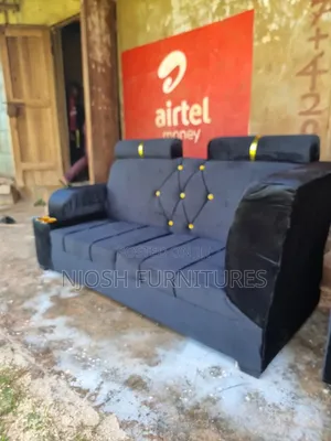 Black Permanent Sofa Seat