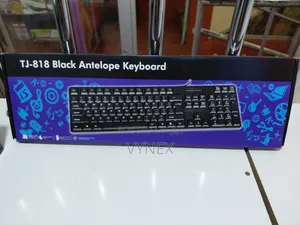 Tj=818 Black Wired Keyboard