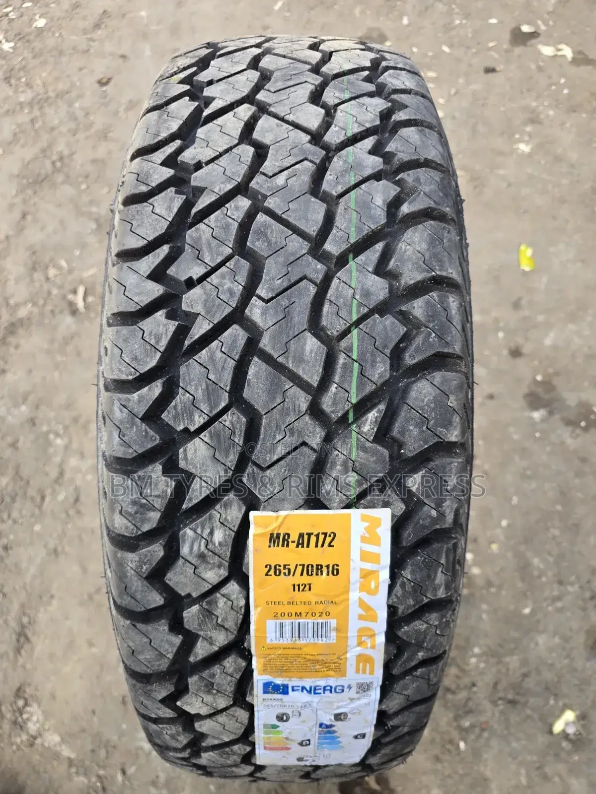 265 /70 R16 Mirage Tires (All Terrein)