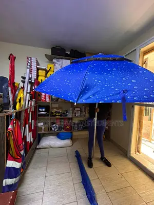 Survey Umbrella With Adjustable Pole
