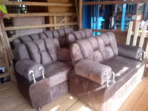Brown Semi Recliner Sofa Seat