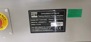 Cement Compression Flexural Testing Machine-Model HST-Yaw100d