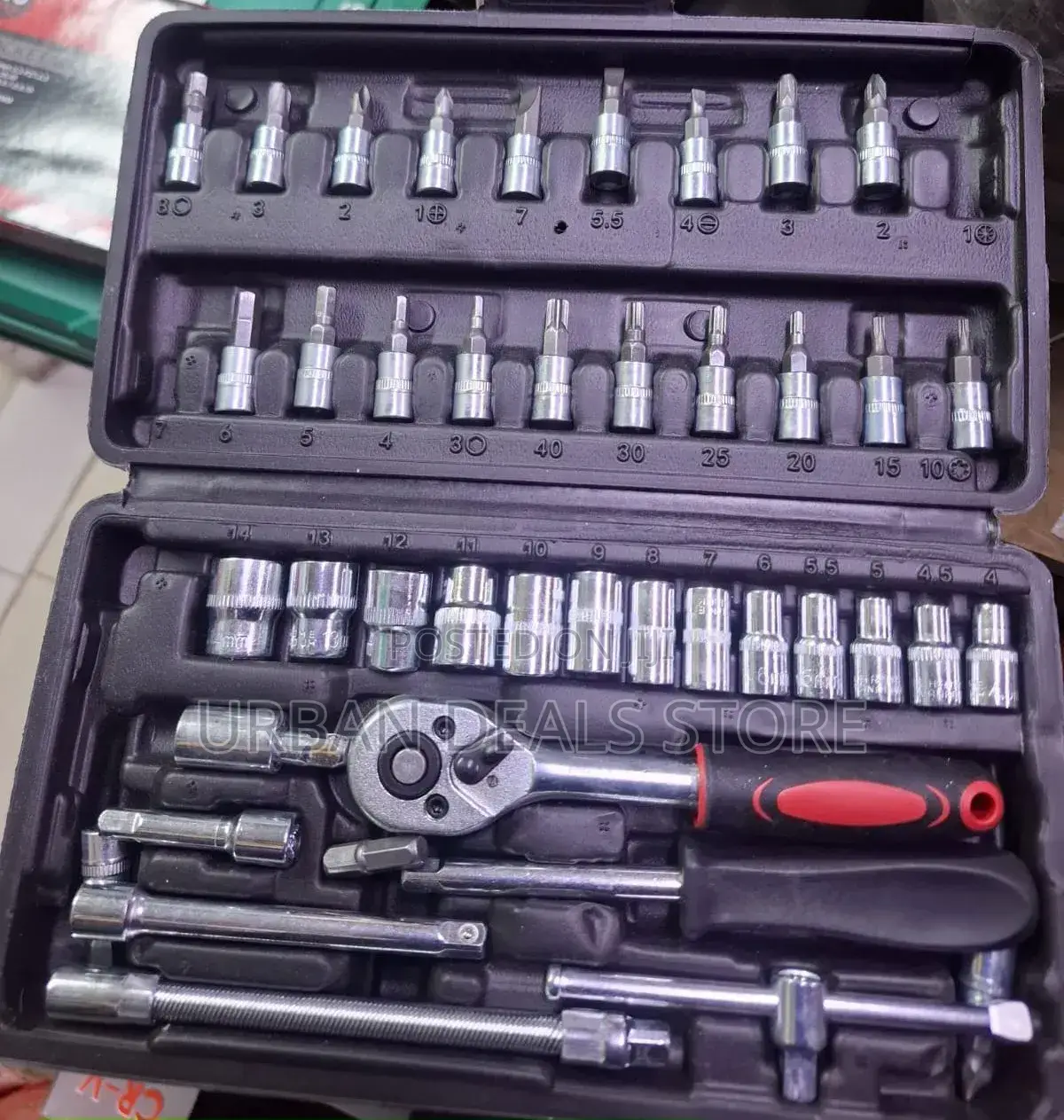 46-Piece Socket Wrench Tool Set