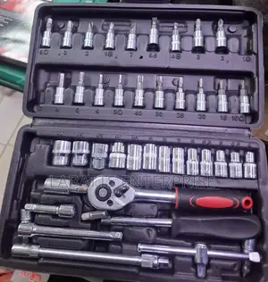 46-Piece Socket Wrench Tool Set