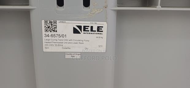 Curing Tank Thermostatically Controlled
