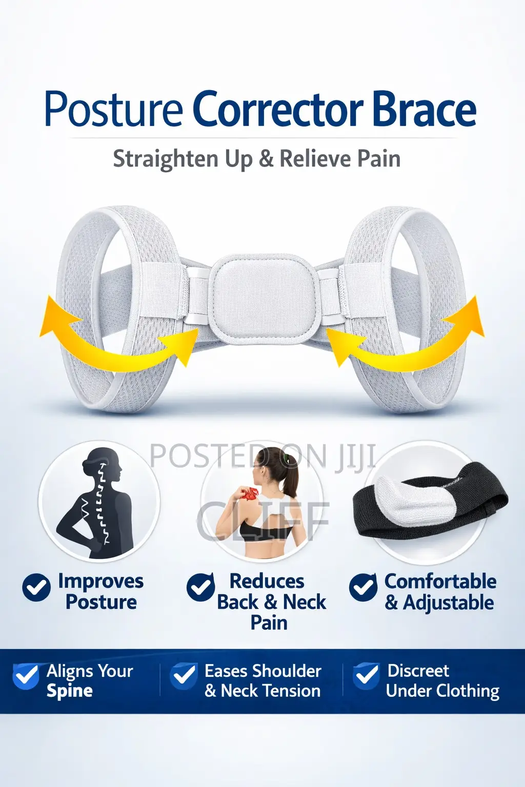 Adjustable Posture Corrector Brace