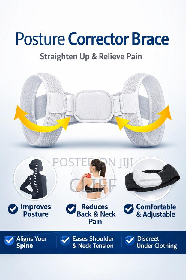 Adjustable Posture Corrector Brace - thumbnail 3