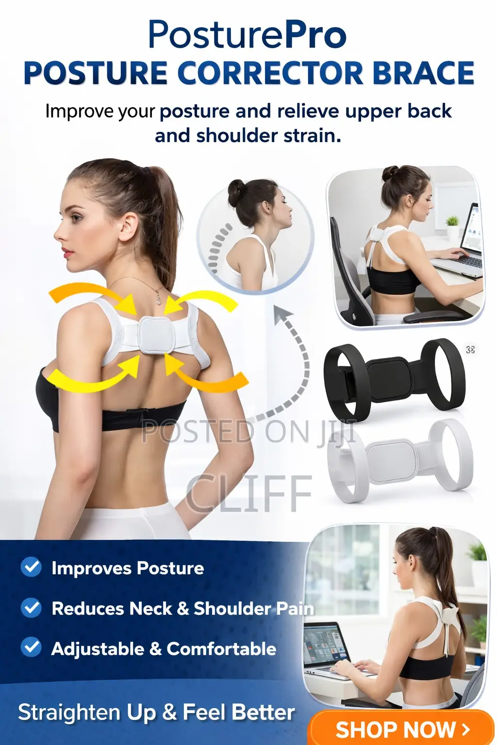 Adjustable Posture Corrector Brace